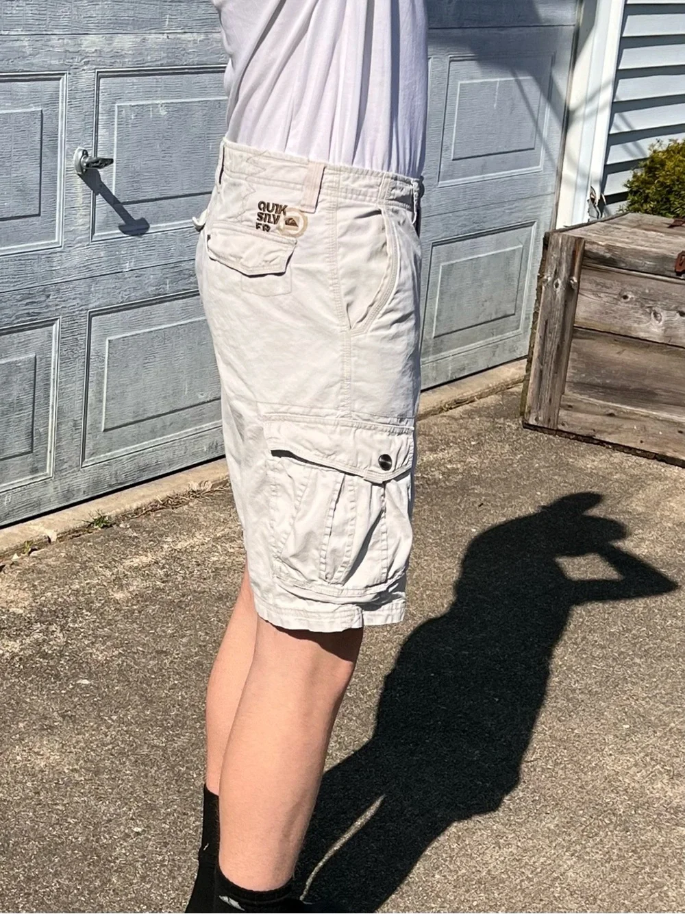 •Quicksilver Sz 31 Cargo Shorts!